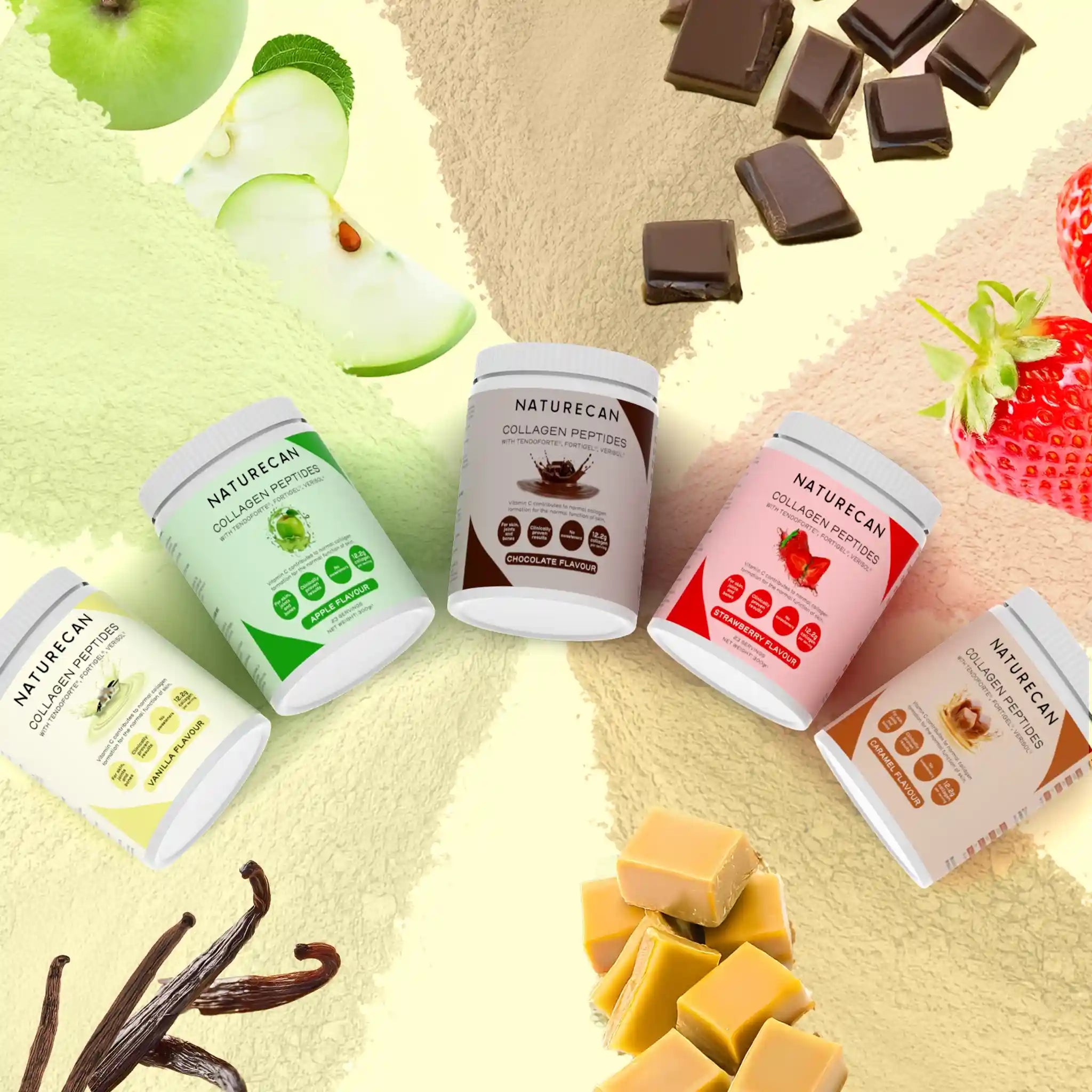 5 collagen peptides with flavour elements
