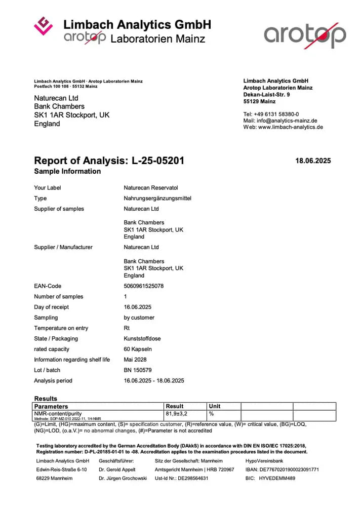 Resveratrol Supplement